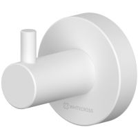 Крючок Whitecross Ergo ER2210WH Белый матовый — фото 1, Крючки для полотенец