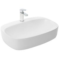 Раковина WeltWasser Elbach 2236 59 10000004579 Белый глянец — фото 1, Раковины накладные