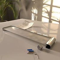 Стеклянная полка Altasan Лотос ЛТ70Х Хром — фото 3, Полки для ванной и душа