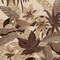 Обои Alessandro Allori Grace 1801-3 Винил на флизелине (1,06*10,05) Бежевый/Коричневый, Цветы — фото 1, Обои для стен