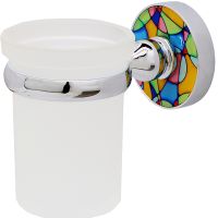 Стакан для зубных щеток WasserKRAFT Diemel K-2228 Хром — фото 1, Мыльницы