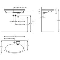 Товар: Раковина Kerama Marazzi Riva 80 RV.wb.80 Белая глянцевая - фото 9 Раковина Kerama Marazzi Riva 80 RV.wb.80 Белая глянцевая — фото 9, Раковины подвесные