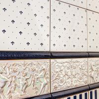 Керамический декор Petracers Grand Elegance Unicorni Panna A B UNIC A 08 12,5x20 см — фото 2, Керамическая плитка