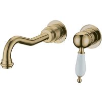 Смеситель для раковины Boheme Medici 307 Бронза — фото 1, Смесители