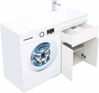 Тумба с раковиной Aquanet Токио 120 R 239210 Белая — фото 13, Мебель для ванной