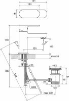 Смеситель для раковины Ravak Chrome CR 011.00 X070053 Хром — фото 7, Смесители