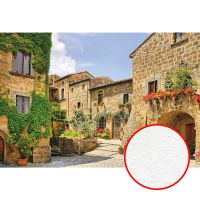 Фреска Ortograf Городской пейзаж 4460 Фактура бархат FX Флизелин (4*2,7) Бежевый/Зеленый/Голубой, Город/Пейзаж — фото 1, Фрески