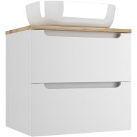 Тумба под раковину Style Line Бали 60 ЛС-00002337 подвесная Белый софт — фото 1, Мебель для ванной