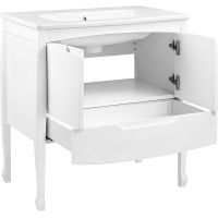 Товар: Тумба под раковину Veedi Lord 100 LRD1000T-DR Белая - фото 4 Тумба под раковину Veedi Lord 100 LRD1000T-DR Белая — фото 4, Мебель для ванной