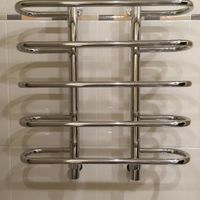 Водяной полотенцесушитель Ника Mix Вираж 80x50 Хром — фото 5, Водяные полотенцесушители