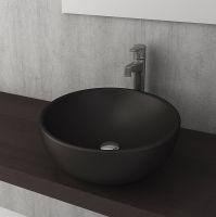Товар: Раковина-чаша Bocchi Roma Vessel 45 1119-004-0125 Черная матовая - фото 2 Раковина-чаша Bocchi Roma Vessel 45 1119-004-0125 Черная матовая — фото 2, Раковины
