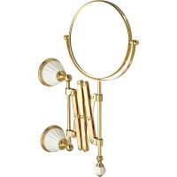 Косметическое зеркало Migliore Olivia 17459 Золото Белое — фото 1, Косметические зеркала