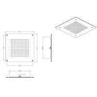 Товар: Верхний душ Graffio Kings KI412IX Хром - фото 2 Верхний душ Graffio Kings KI412IX Хром — фото 2, Душевое оборудование. Душевая программа