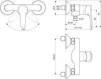 Товар: Смеситель для душа Vidima Meloy BA410AA Хром - фото 4 Смеситель для душа Vidima Meloy BA410AA Хром — фото 4, Смеситель для душа