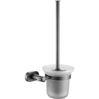 Ершик для унитаза Belz B905 B90510 Вороненая сталь — фото 1, Ершики для унитаза