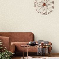 Обои Andrea Rossi Arlequin 54306-1 Винил на флизелине (1,06*10,05) Бежевый, Геометрия — фото 2, Обои для стен