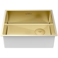 Кухонная мойка Paulmark Next-Skew 54 Uni PM885444-LG Светлое золото — фото 2, Кухонные мойки