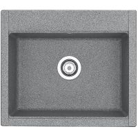 Кухонная мойка Aquaton Делия 60 1A715232LD230 Серая — фото 1, Кухонные мойки