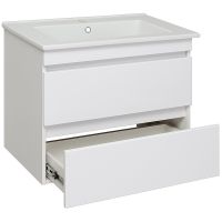 Тумба под раковину Runo Манхэттен 75 00-00001047 Белая — фото 3, Тумбы под раковину