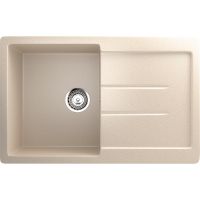 Кухонная мойка Ulgran Classic U-507-328 Бежевая — фото 1, Кухонные мойки