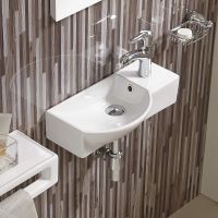 Раковина WeltWasser Aisbach 7950 GL-WT R 50 10000008693 Белая глянцевая — фото 2, Мини-раковины