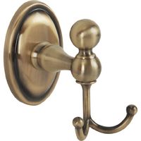 Двойной крючок Veragio Bonjour VR.BNR-7833.BR Бронза — фото 1, Крючки для полотенец