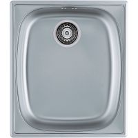 Кухонная мойка Alveus Basic 10 NAT-90 380x440 1082195 Натуральная сталь — фото 1, Кухонные мойки