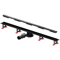 Товар: Душевой лоток AM.PM MasterFlow 100 W01SC-S11-100-05BM с Черной матовой решеткой Slim line - фото 2 Душевой лоток AM.PM MasterFlow 100 W01SC-S11-100-05BM с Черной матовой решеткой Slim line — фото 2, Душевые лотки