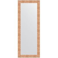 Зеркало Evoform Definite 146х56 BY 3114 в багетной раме - Соты медь 70 мм — фото 1, Мебель для ванной