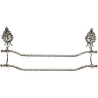 Полотенцедержатель Migliore Elisabetta 17040 двойной Хром — фото 2, Полотенцедержатели