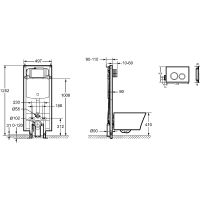 Товар: Комплект унитаза биде с инсталляцией Jacob Delafon Seine E34360-00 с сиденьем Микролифт и Белой глянцевой клавишей смыва - фото 43 Комплект унитаза биде с инсталляцией Jacob Delafon Seine E34360-00 с сиденьем Микролифт и Белой глянцевой клавишей смыва — фото 43, Умные унитазы