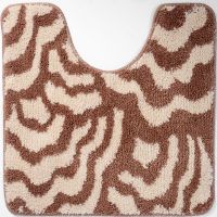 Коврик для туалета WasserKRAFT Donau 50х50 BM-9409 Коричневый — фото 1, Аксессуары для туалета