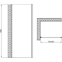 Товар: Душевая стенка Berges Legos 80 064030 профиль Хром стекло прозрачное - фото 2 Душевая стенка Berges Legos 80 064030 профиль Хром стекло прозрачное — фото 2, Боковые стенки
