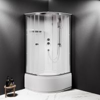 Товар: Душевая кабина AM.PM X-Joy 90х90 W94C-401A-090MT без гидромассажа - фото 2 Душевая кабина AM.PM X-Joy 90х90 W94C-401A-090MT без гидромассажа — фото 2, Душевые кабины