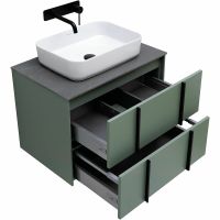 Тумба под раковину Allen Brau Reality 70 1.32004.CGM подвесная Олива матовая — фото 15, Тумбы под раковину