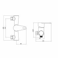 Смеситель для душа Orange OneLife P05-200cr Хром — фото 9, Смеситель для душа