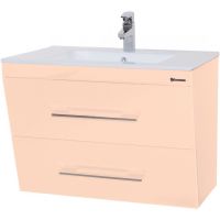 Тумба под раковину Bellezza Берта 100 4635217510071 подвесная Бежевая — фото 1, Тумбы под раковину