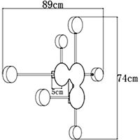 Настенный светильник Crystal Lux CLT 065W BL Черный — фото 1, Светильники