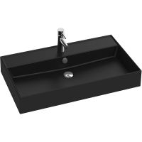 Раковина Jacob Delafon Vivienne 80 EXBI112-NGM Черная матовая — фото 1, Раковины накладные