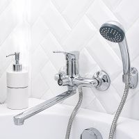 Смеситель для ванны Ростовская Мануфактура Сантехники SL86-006E универсальный Хром — фото 5, Смесители