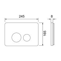 Инсталляция Tece Spring для унитаза с клавишей смыва Нержавеющая сталь арт-S955302 — фото 7, Инсталляции для унитазов