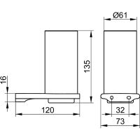 Товар: Стакан для зубных щеток Keuco Edition 400 11550 039000 Бронза шлифованная - фото 3 Стакан для зубных щеток Keuco Edition 400 11550 039000 Бронза шлифованная — фото 3, Мыльницы