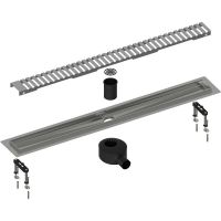 Душевой лоток Timo Drain System 60 DS230106/00 с решеткой Хром — фото 1, Душевые лотки