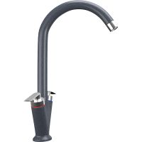 Смеситель для кухни Ulgran Classic U-011-343 Антрацит — фото 1, Смесители