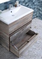 Тумба под раковину Art&Max Family-900-3C-PIA-PE Бетон Экзотик — фото 4, Мебель для ванной