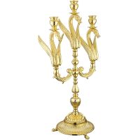 Подсвечник Migliore Luxor 26146 Золото — фото 1, Прочие аксессуары и комплектующие