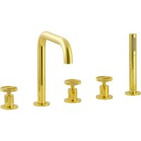 Смеситель на борт ванны Migliore Reversa 28204 Золото — фото 1, Смесители на борт ванны