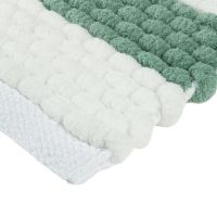 Коврик для ванной комнаты Fixsen Amber 50х80 FX-8040Y Зеленый Светло-зеленый Белый — фото 2, Аксессуары для туалета