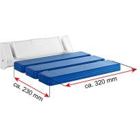 Товар: Сиденье для душа Ridder Assistent А0020103 Синее Белое - фото 3 Сиденье для душа Ridder Assistent А0020103 Синее Белое — фото 3, Сиденья