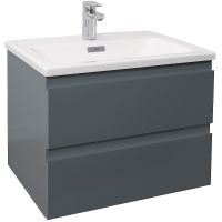 Тумба под раковину Jacob Delafon Madeleine 60 EB2052-J54 подвесная Серая матовая — фото 1, Тумбы под раковину